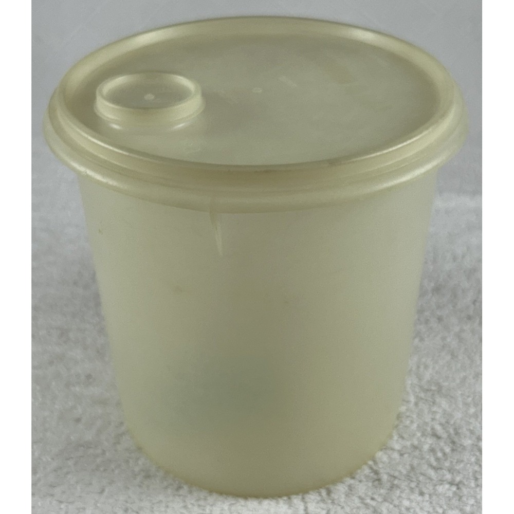 Vtg TUPPERWARE 5 1/2 qt JUMBO Pour-all Container 254 w/Seal 219 & Pour Spout